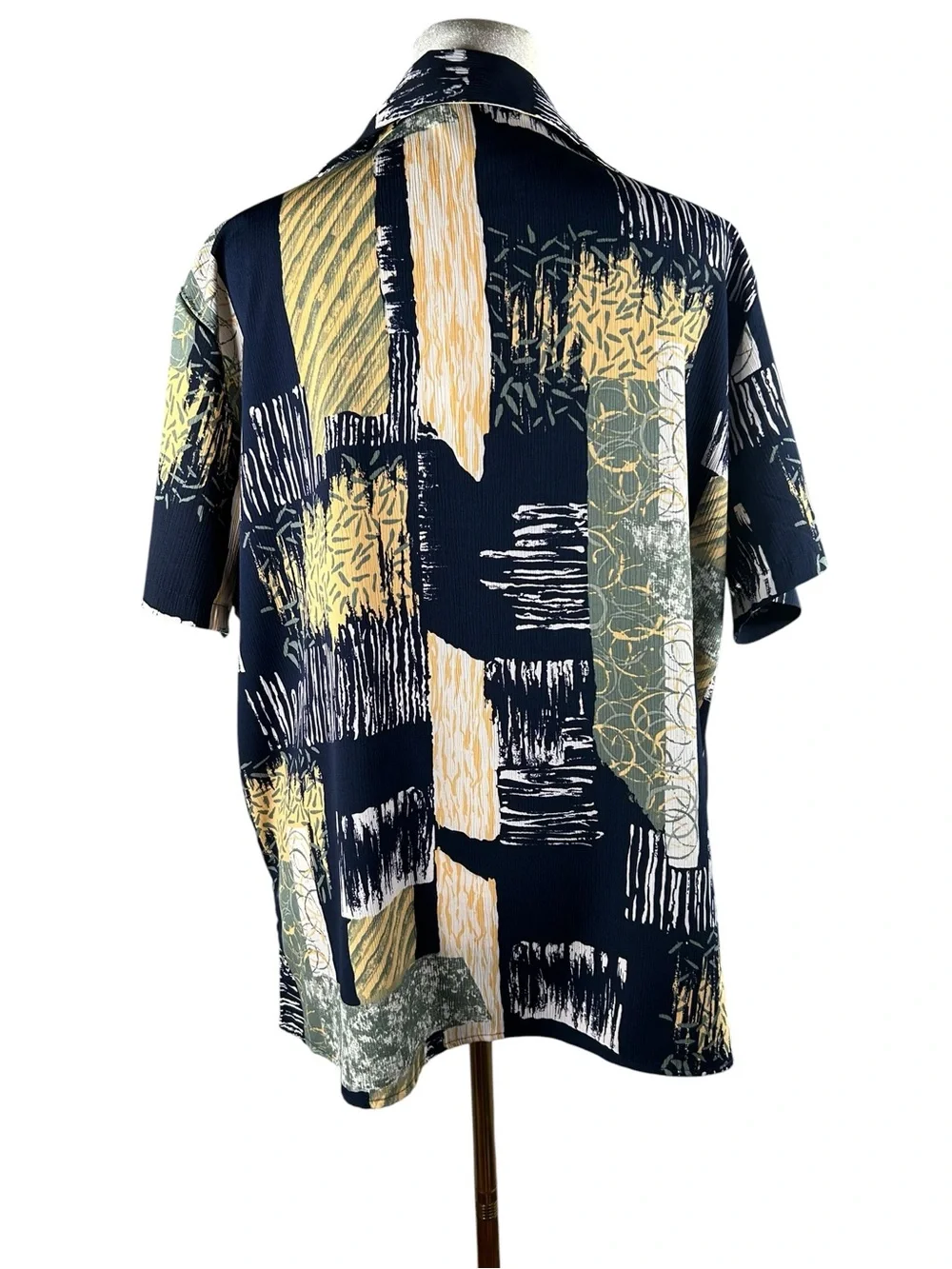 90s Grunge Abstract Geometric Shirt Tank Set Matching Co-ord Notations XL